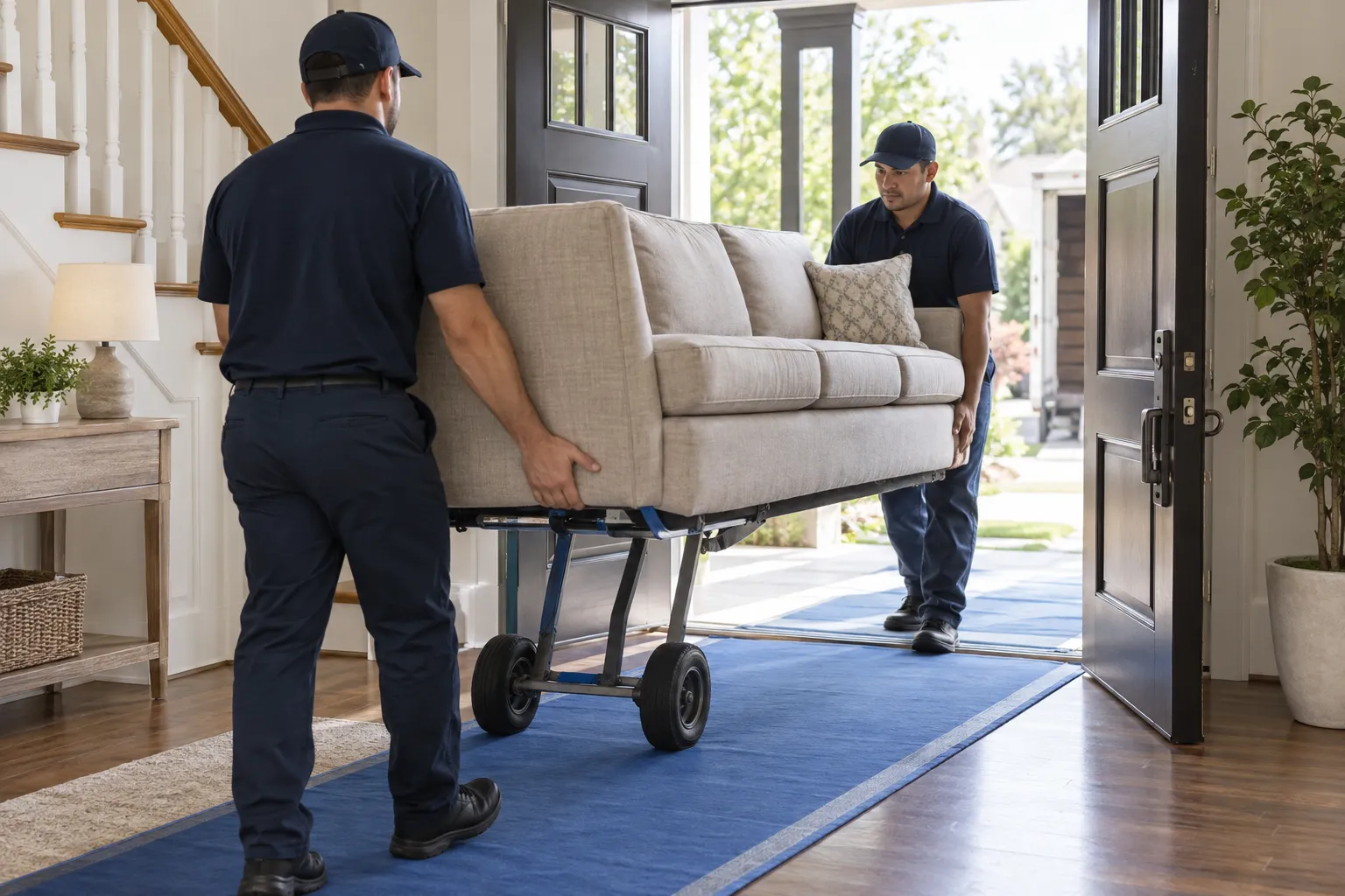 Furniture Removal in progress